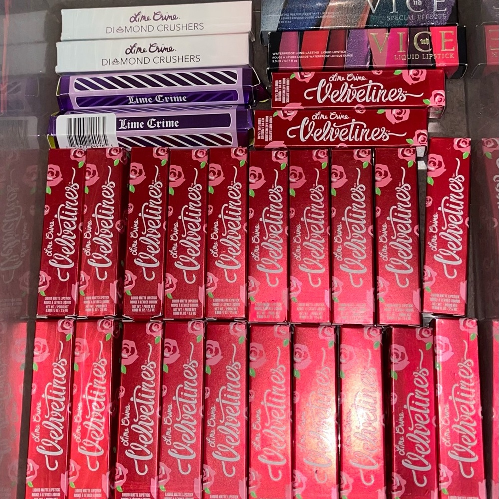 Lime Crime Velvetines and Diamond Crushers Lipsticks